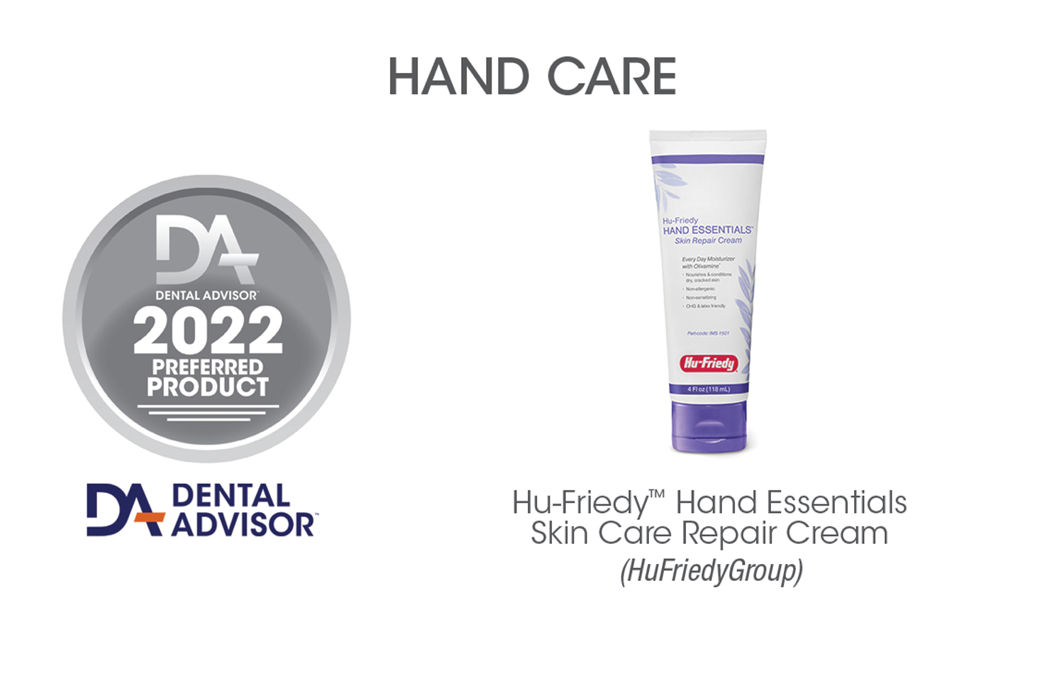 Hu-Friedy Hand Essentials  Skin Repair Cream
