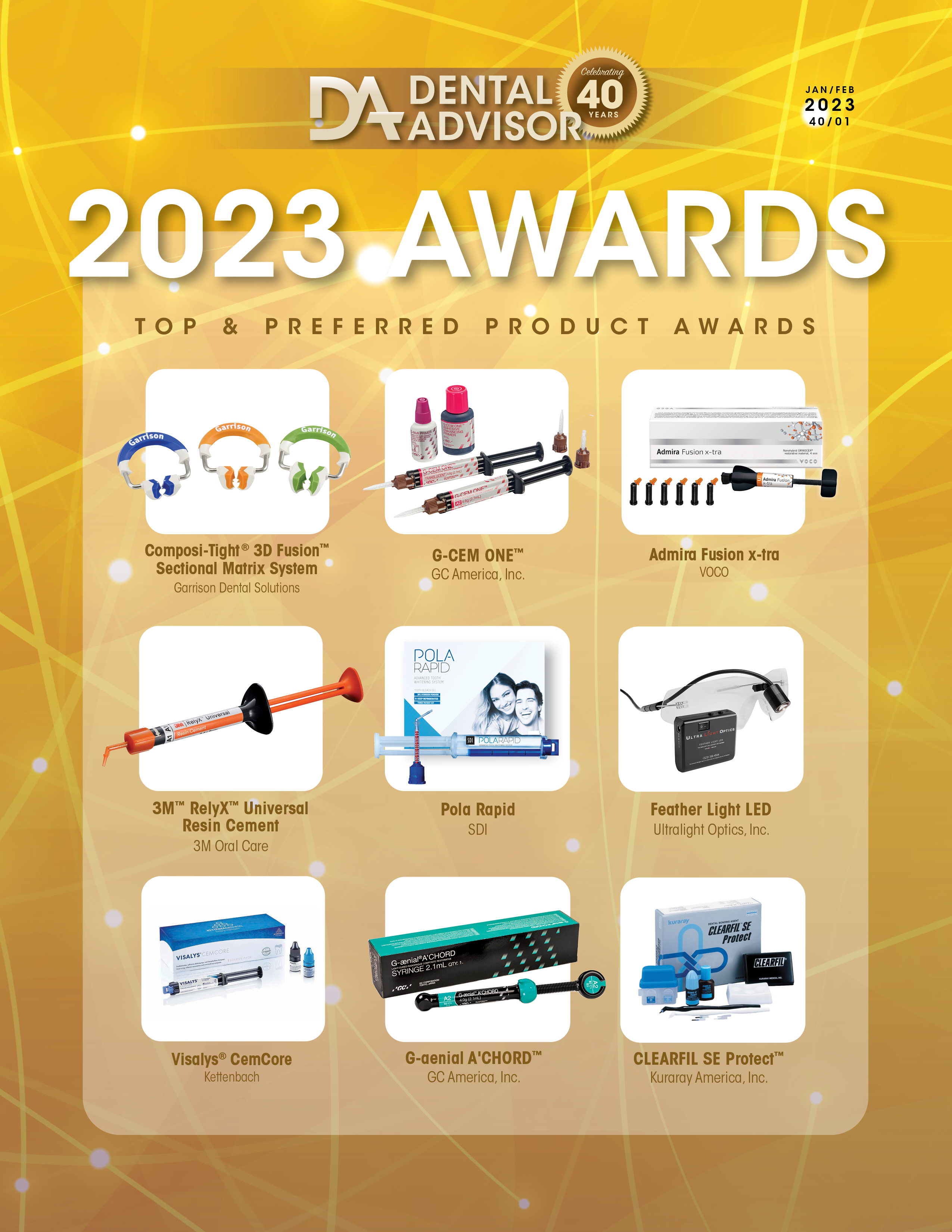 2023 Top Awards & Preferred Products